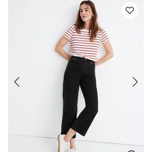 Madewell Slim Wide-Leg Crop Jeans